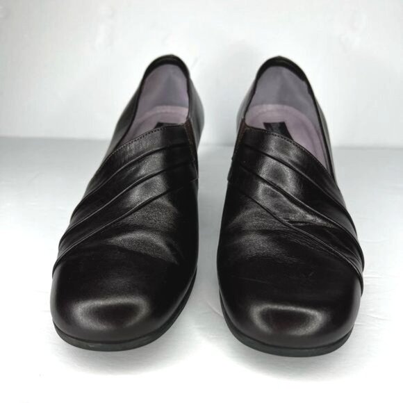 Beautifeel Womens Anne Black Leather Pump Heels Size 7 - Picture 6 of 11